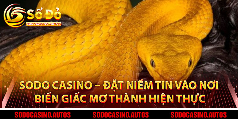 Sodo Casino – Đặt Niềm Tin Vào Nơi Biến Giấc Mơ Thành Hiện Thực
